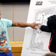 In this Sept. 24, 2019, photo, Joshua Brown answers questions from Assistant District Attorney LaQuita Long while testifying during the murder trial of Amber Guyger, in the death of Botham Jean. Now, Brown has been killed, shot to death Oct. 4, 2019.